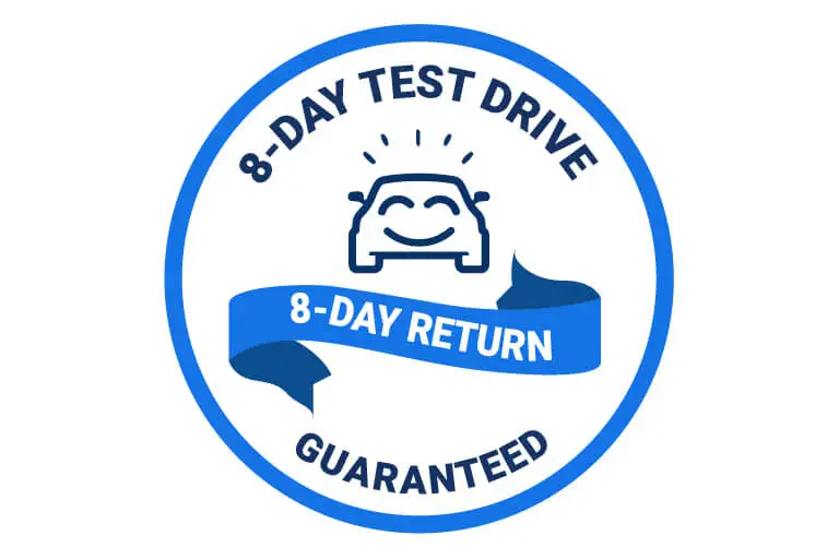8-Day Test Drive badge.